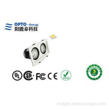 Indoor Square Dimmable 40W COB Led Ceiling Light , 105lm /